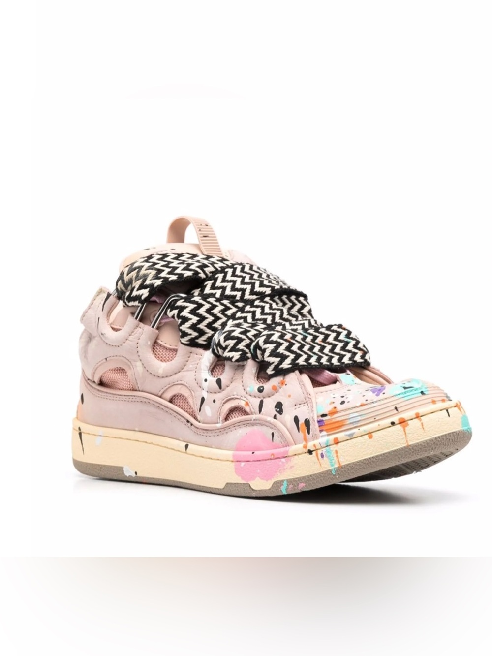Lanvin Paint Splatter Low Top Sneakers size 39